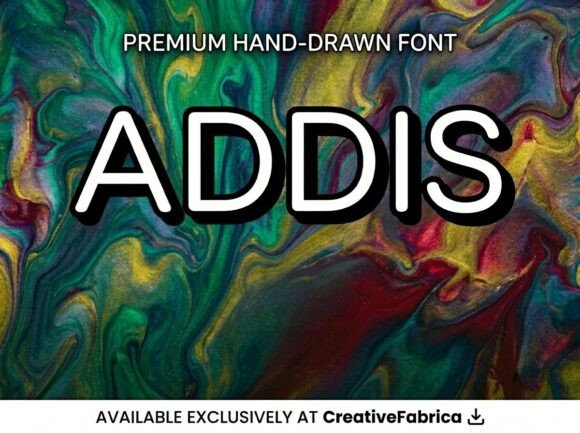 Addis: A Premium Hand-Drawn Sans Serif Font for Modern Editorial Design