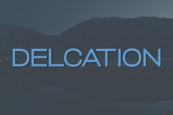 Delcation: A Modern Sans Serif Typeface for Elegant Branding