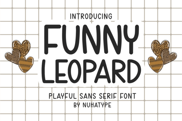 Funny Leopard: A Cute Sans Serif Handwriting Font for Digital Design