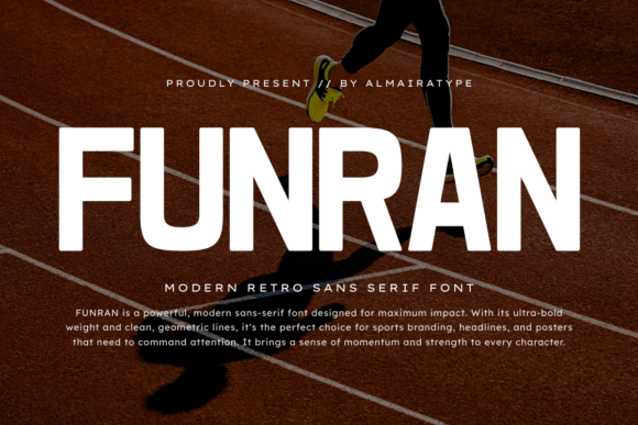 Funran: A Bold Sans Serif Font for High-Energy Campaign Design
