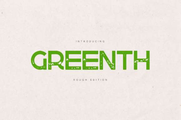 Greenth: The Industrial Sans Serif Font That Commands Attention in Digital Marketing