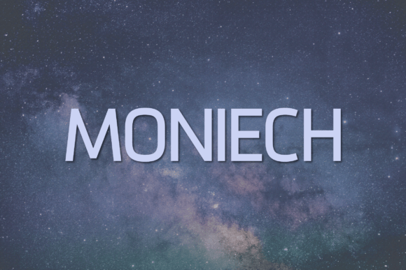 Moniech: A Modern Sans Serif Typeface for Versatile Branding