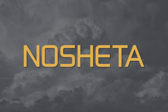 Nosheta: A Classy Sans Serif Typeface for Elegant Editorial Design