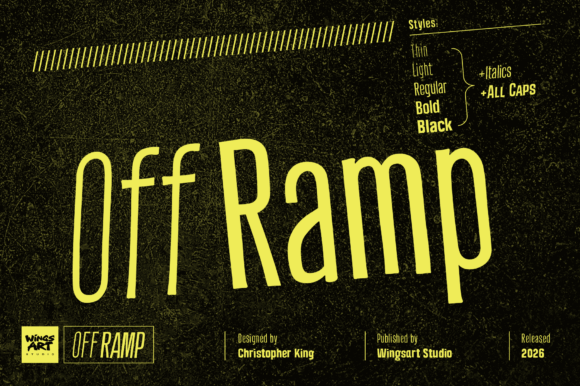 Off Ramp: A Bold Sans Serif Font for Modern Web Design