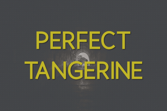 Perfect Tangerine: A Modern Sans Serif Font for Makers and Creative Sellers