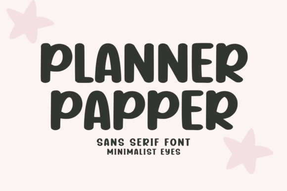 Planner Papper: A Bold Sans Serif Font for Campaign Visuals That Pop
