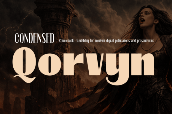 Qorvyn Font: Modern Sans Serif for Versatile Design