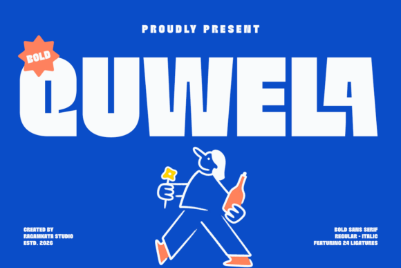 Quwela: A Bold Sans Serif Font That Elevates Digital Branding