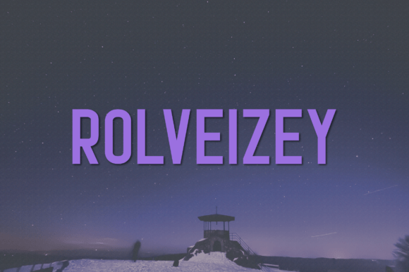 Rolveizey: A Classy Sans Serif Font for Modern Branding