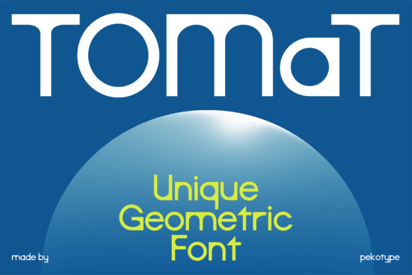 Tomat: A Modern Sans Serif Font for Crisp Digital Campaigns