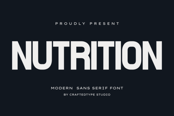 Using Nutrition Font for Handmade Product Design and Shop Branding