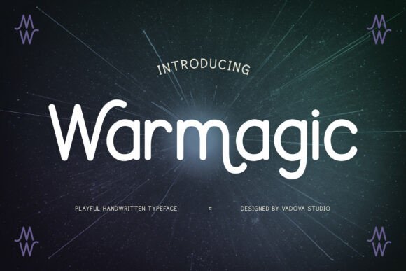 Warmagic: A Cosmic-Inspired Sans Serif Font for Campaigns That Shine
